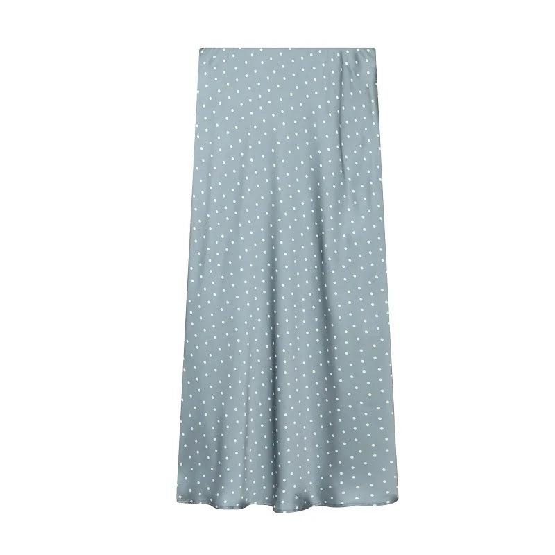 Satin Midi-Rock Damen – High-Waist Eleganter Sommerrock in vielen Farben