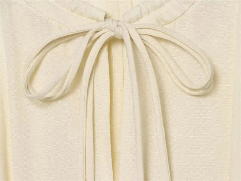 Plissee Maxikleid
