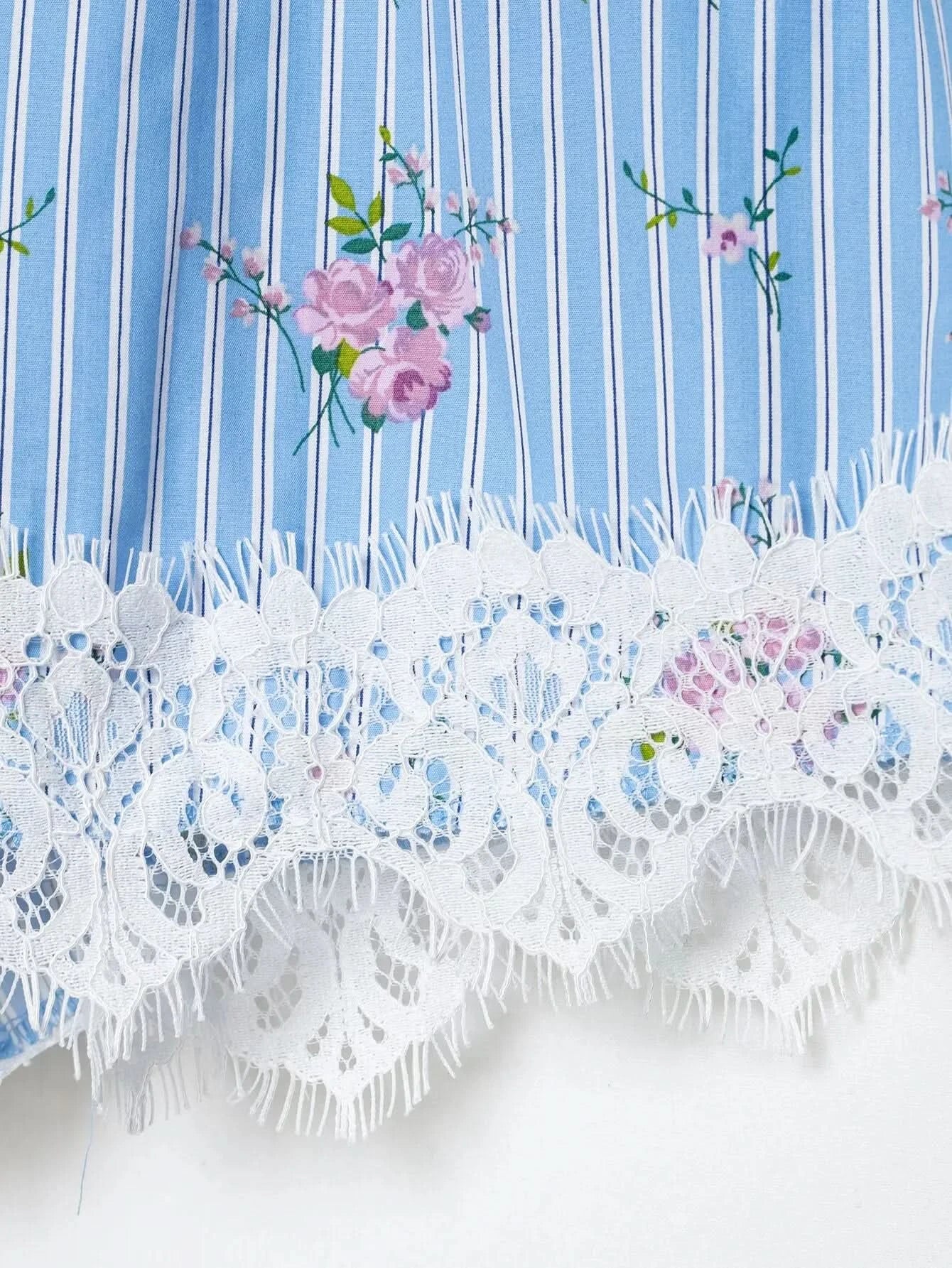 Spitzen Shorts Set