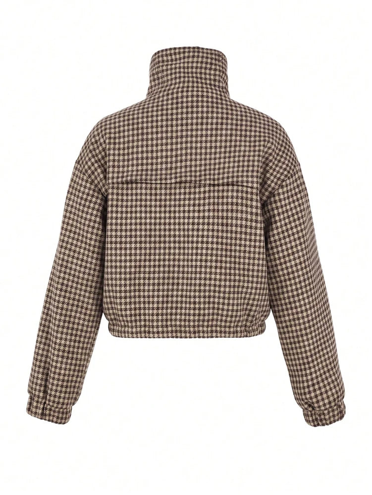Cropped Jacke Hahnentritt - JWANOFFIZIELL