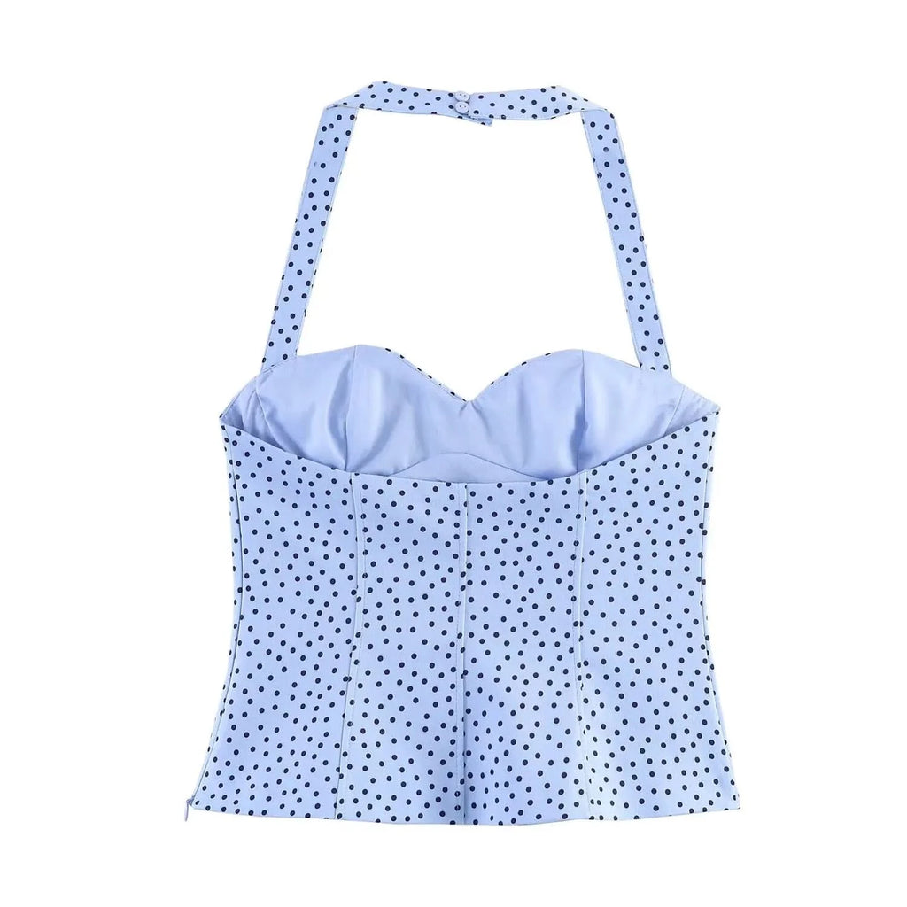 Punkte Halter Shorts-Set
