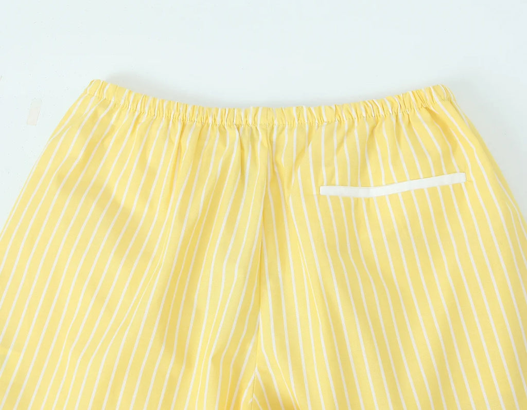 Streifen-Hemd & High-Waist Hose Set - JWANOFFIZIELL