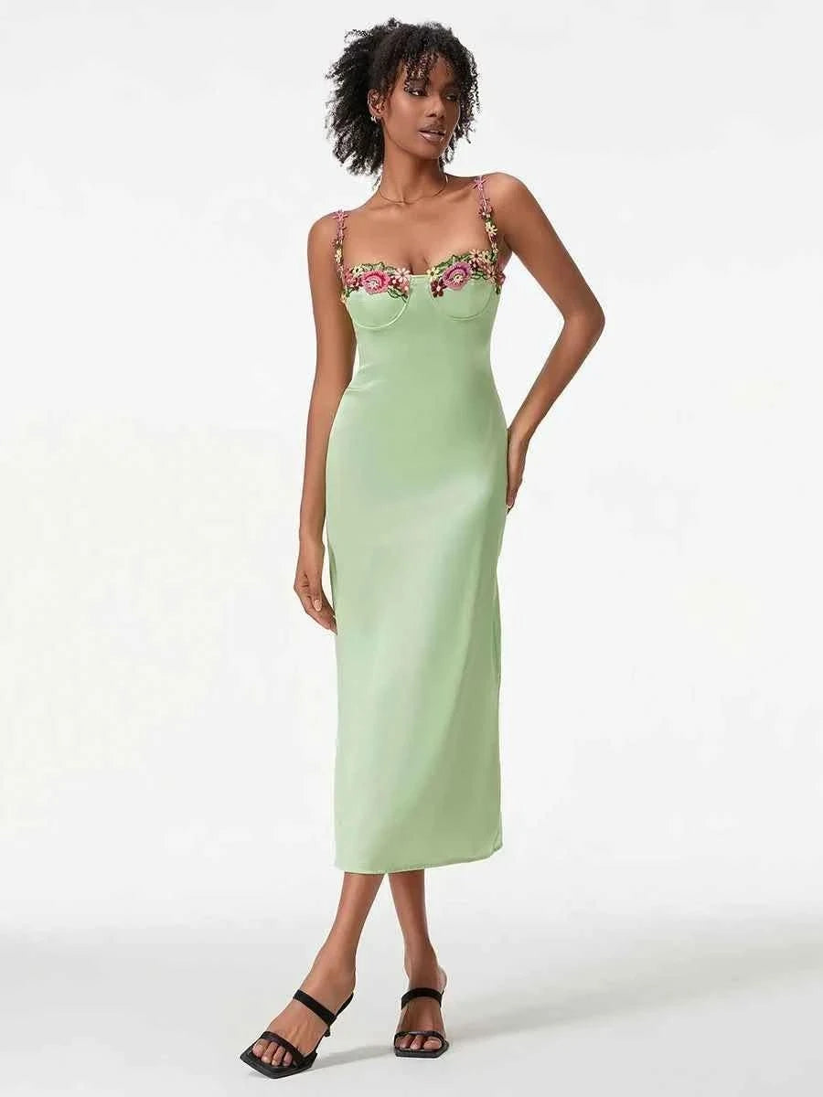 Satin Bodycon Kleid - JWANOFFIZIELL
