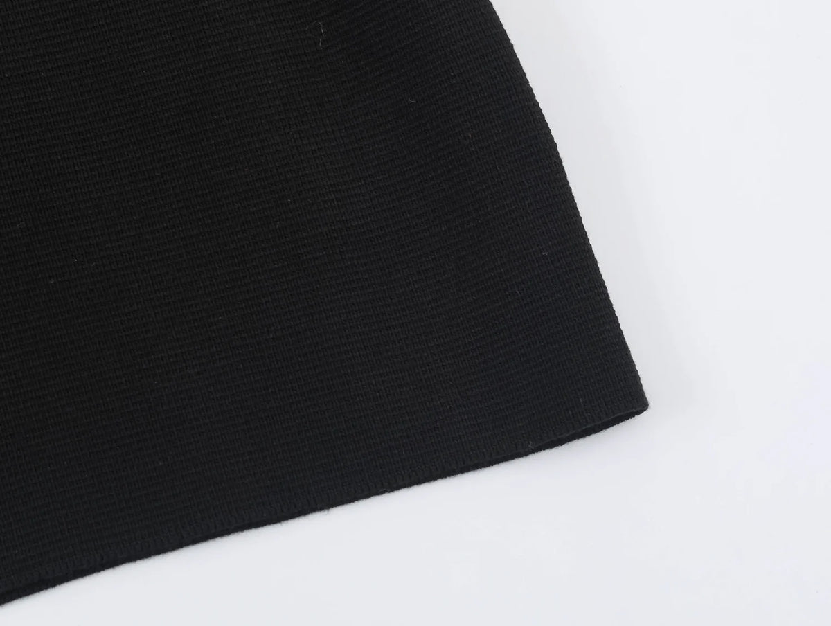 Strick-Cardigan Flare-Ärmel Gold - JWANOFFIZIELL