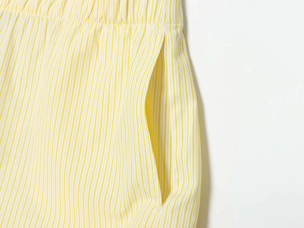 Streifen Shorts Set