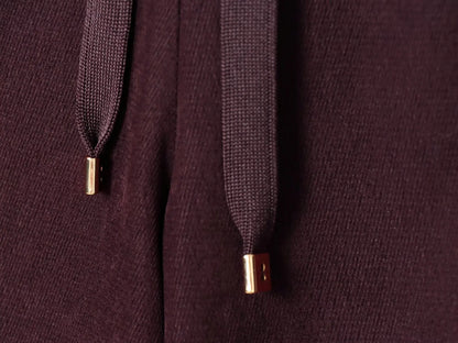 KONDALA Piloten-Jacken-Set Damen – Hoodie Jacke & Hose mit Kordelzug Herbst/Frühling
