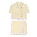 Jacke & Minirock Set mit Spitze - JWANOFFIZIELL