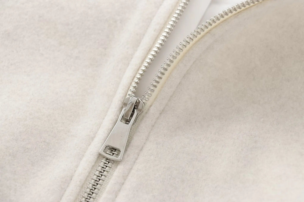 Fleece-Bomberjacke Sportlich - JWANOFFIZIELL