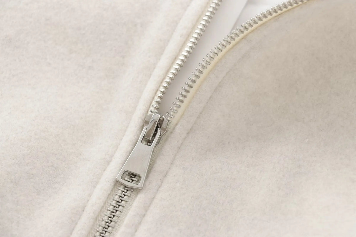 Fleece-Bomberjacke Sportlich - JWANOFFIZIELL