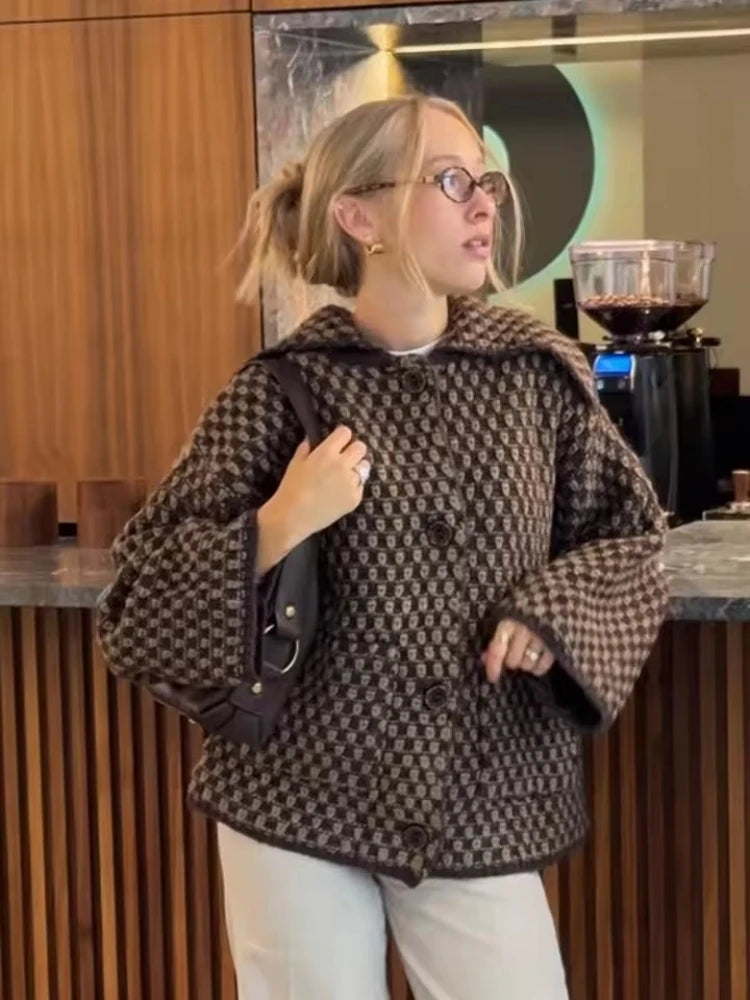 Strick-Cardigan Reverskragen Elegant - JWANOFFIZIELL