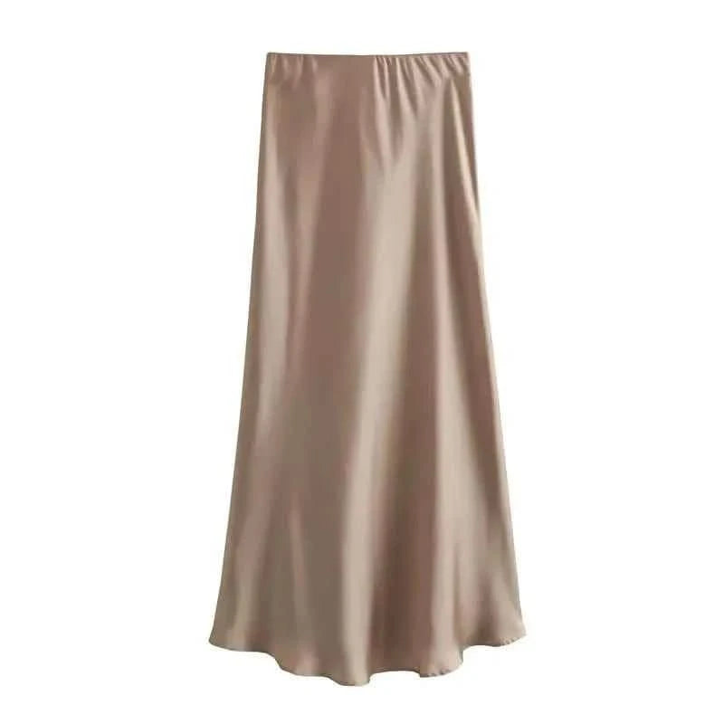 Satin Midi-Rock - JWANOFFIZIELL