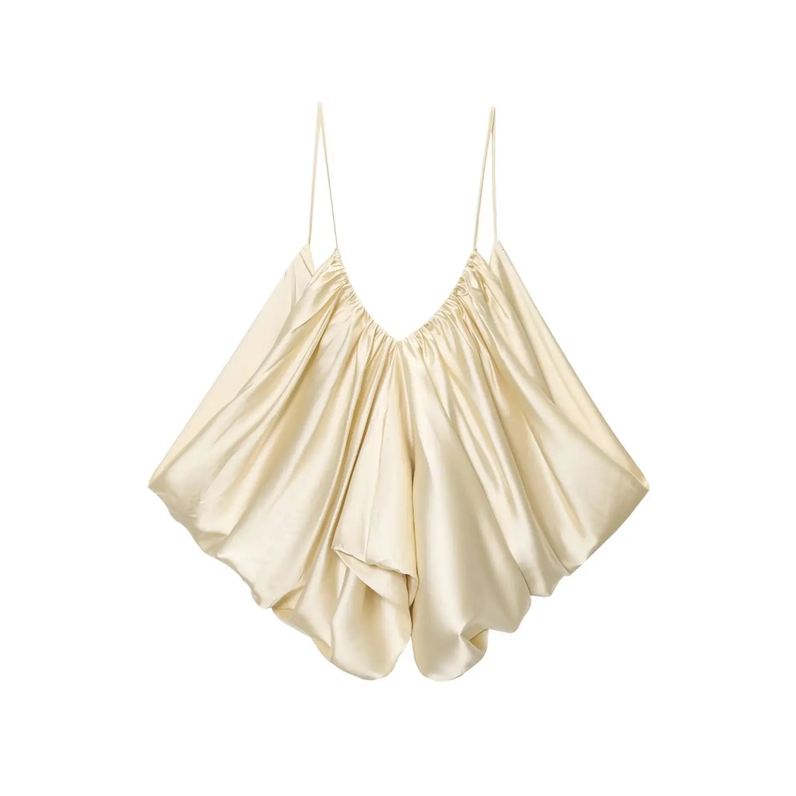 Satin Crop-Top Rückenfrei - JWANOFFIZIELL