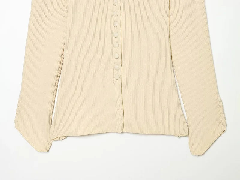 Strick-Cardigan Puffärmel - JWANOFFIZIELL
