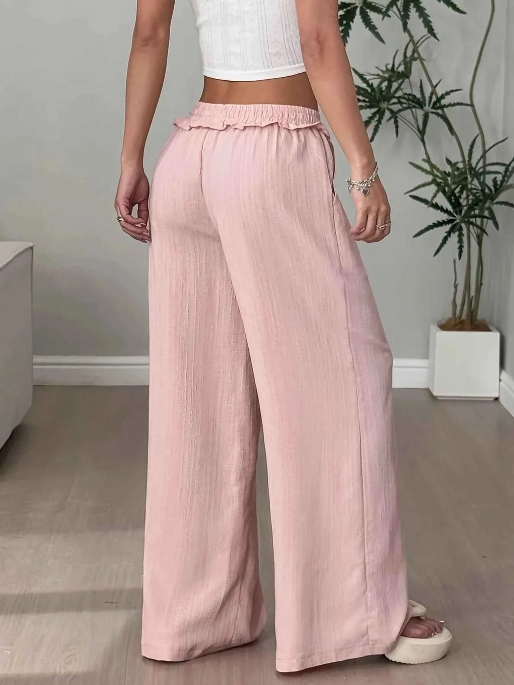 Weite Stoffhose