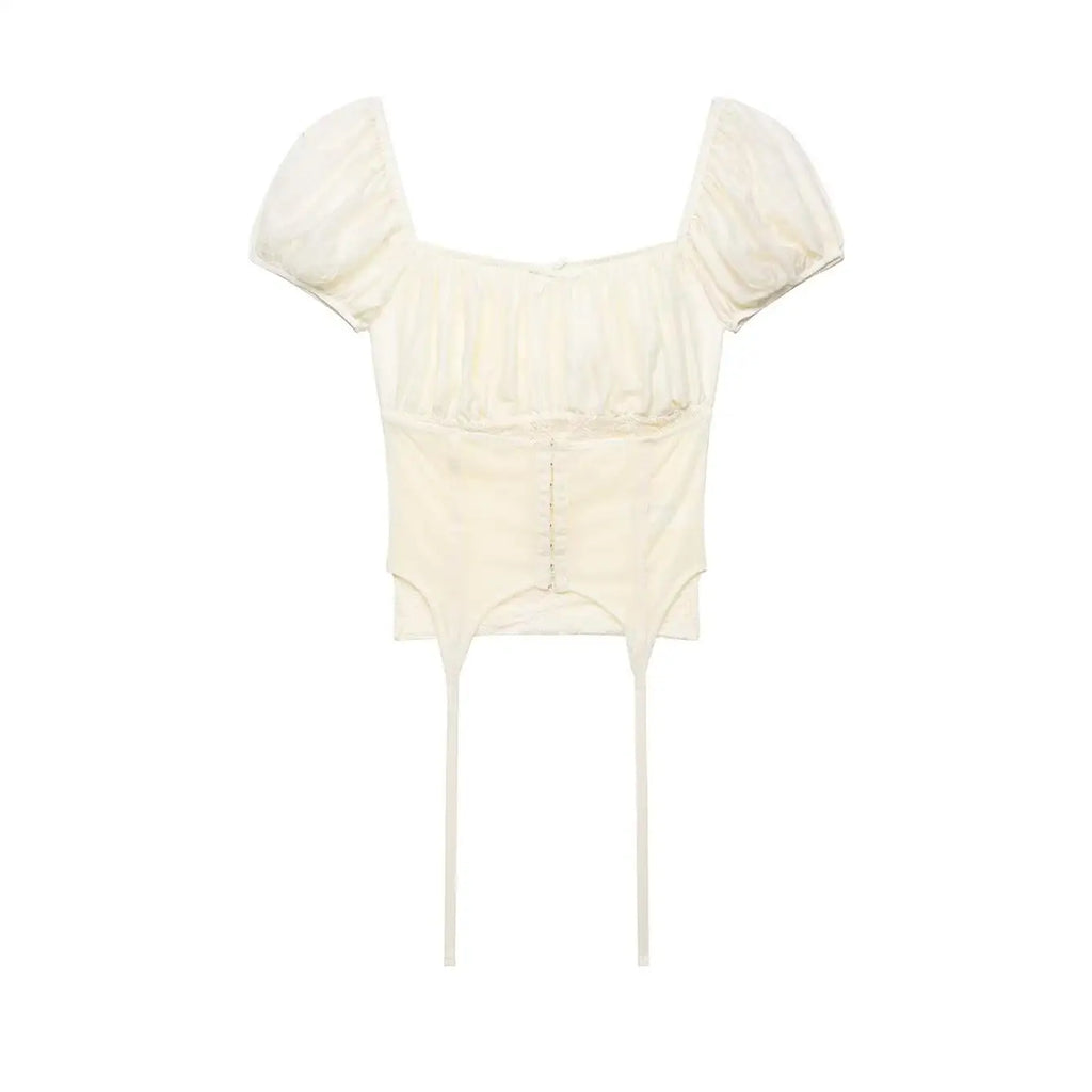 Vintage Korsett-Top mit Spitze - JWANOFFIZIELL