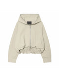 Cropped Windjacke mit Kapuze - JWANOFFIZIELL