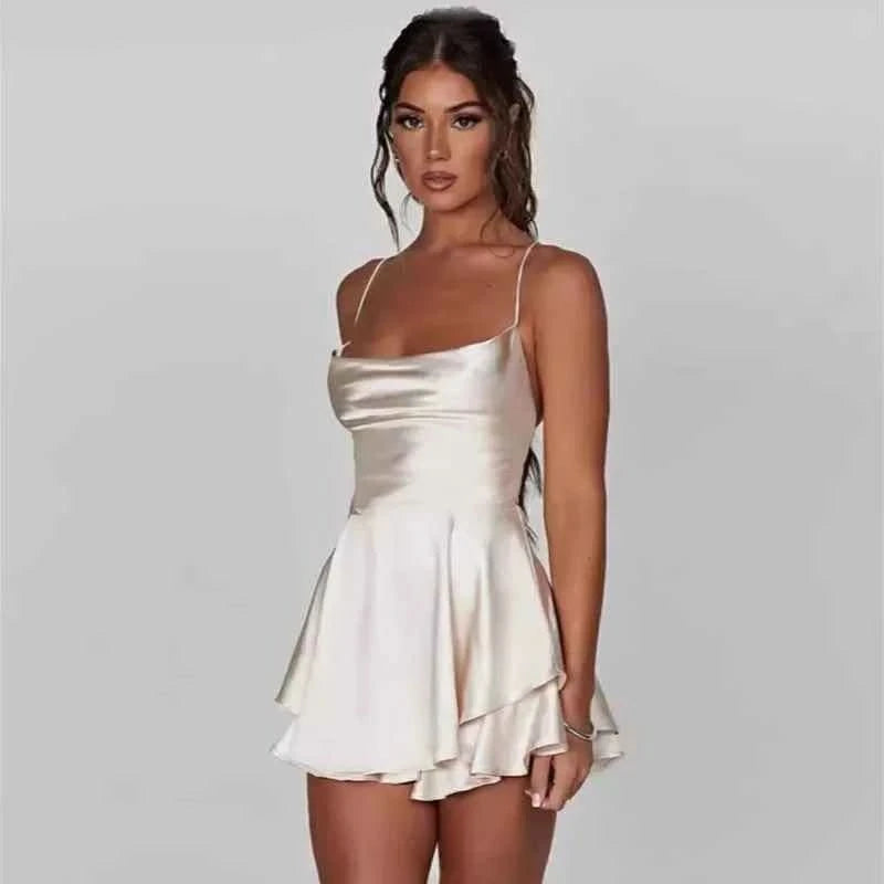 Bodycon Mini Kleid in Weiß - JWANOFFIZIELL