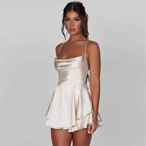 Bodycon Mini Kleid in Weiß - JWANOFFIZIELL
