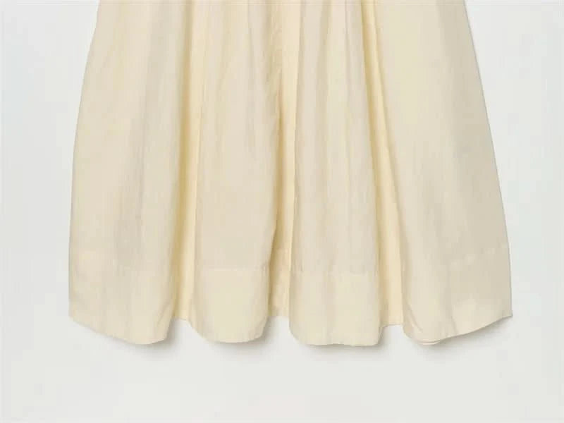 Plissee Maxikleid