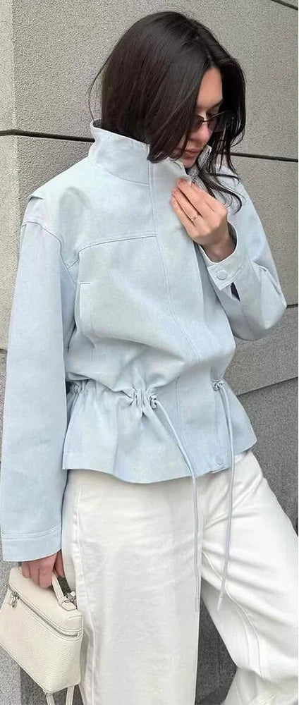 Cropped Jacke Kordelzug - JWANOFFIZIELL