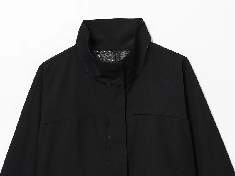 Windjacke Cropped Schwarz - JWANOFFIZIELL