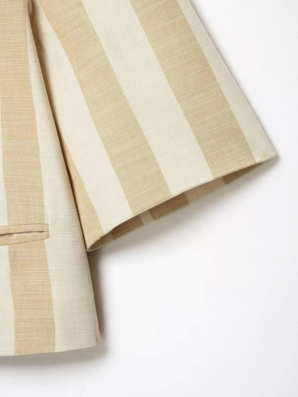 Streifen Blazer-Mantel