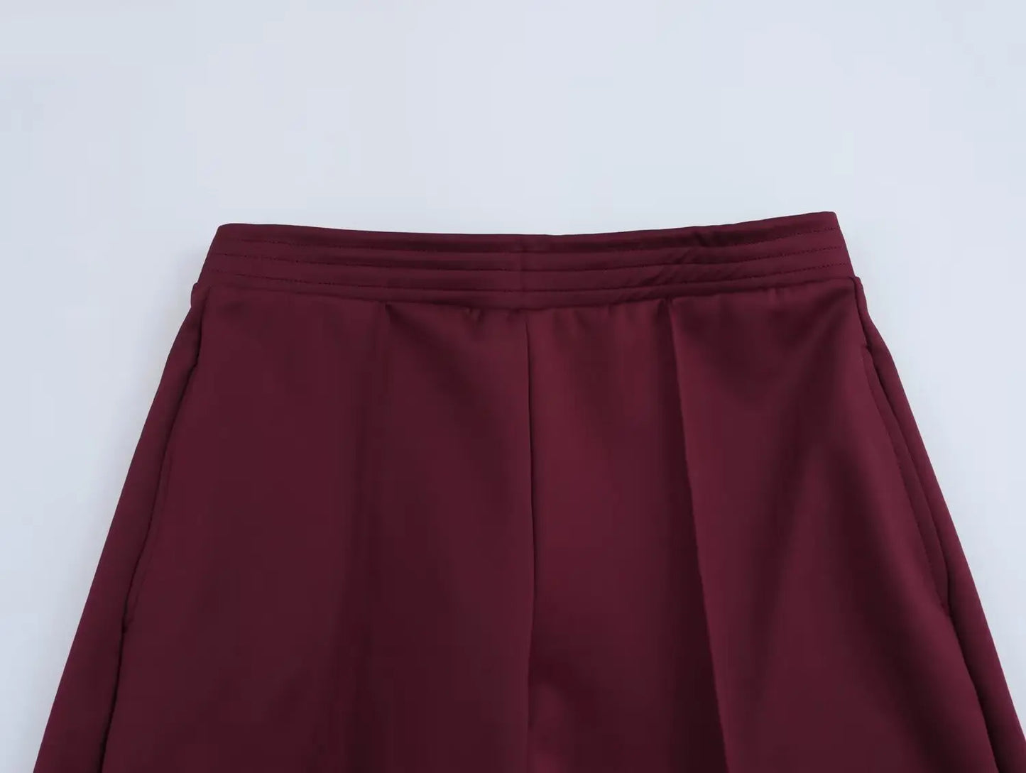 Vintage Damen Jacken-Set – Stehkragen Reißverschluss-Jacke & Elastische Hose Herbst/Frühling