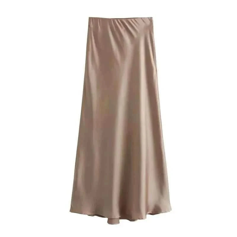 Satin Midi-Rock - JWANOFFIZIELL