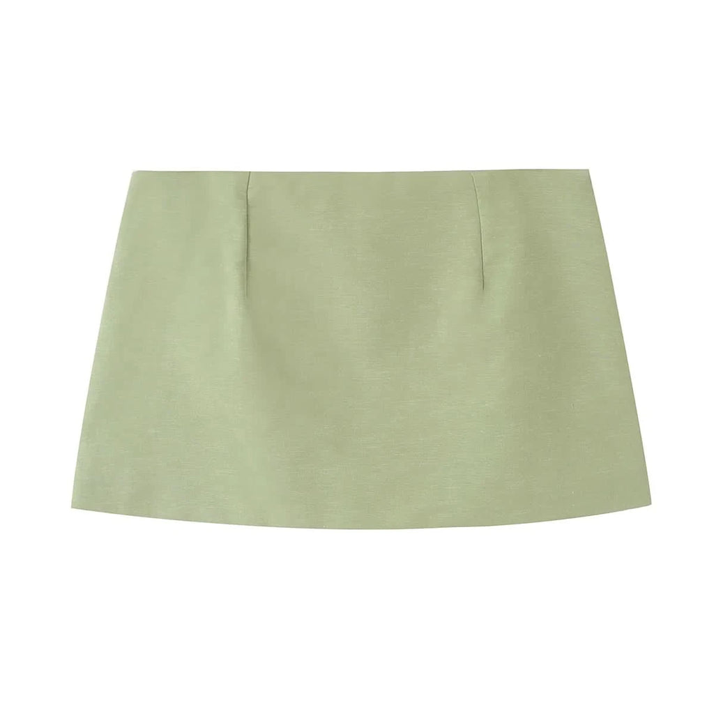 Rundhals Shorts Set