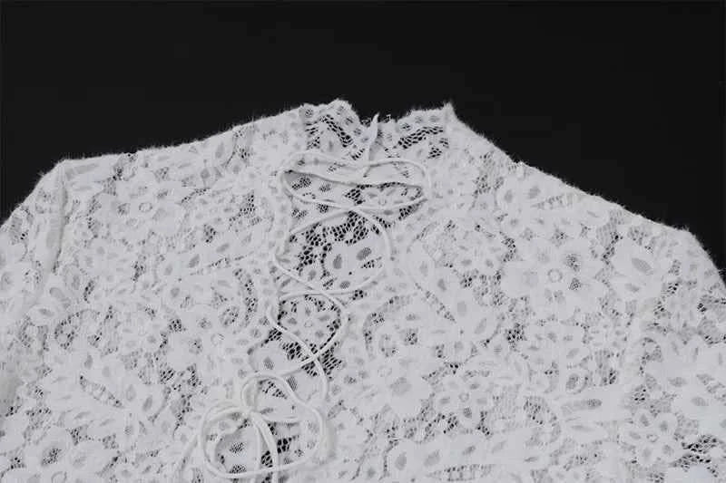 Spitzen Maxi Kleid - JWANOFFIZIELL