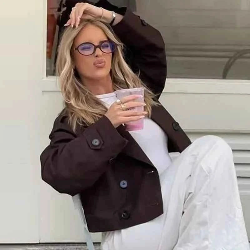 Trenchcoat Cropped - JWANOFFIZIELL
