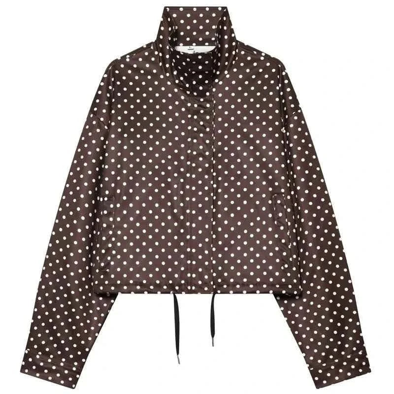 Polka Dot Bomber Jacke - JWANOFFIZIELL