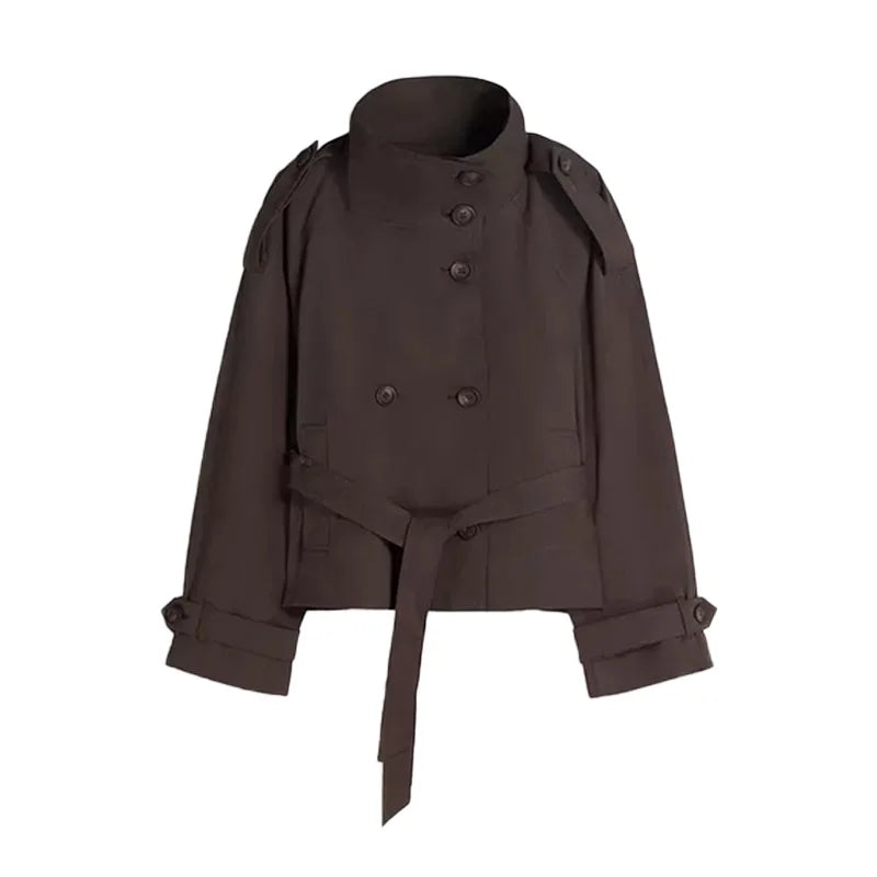 Trenchcoat Schnürung Elegant - JWANOFFIZIELL