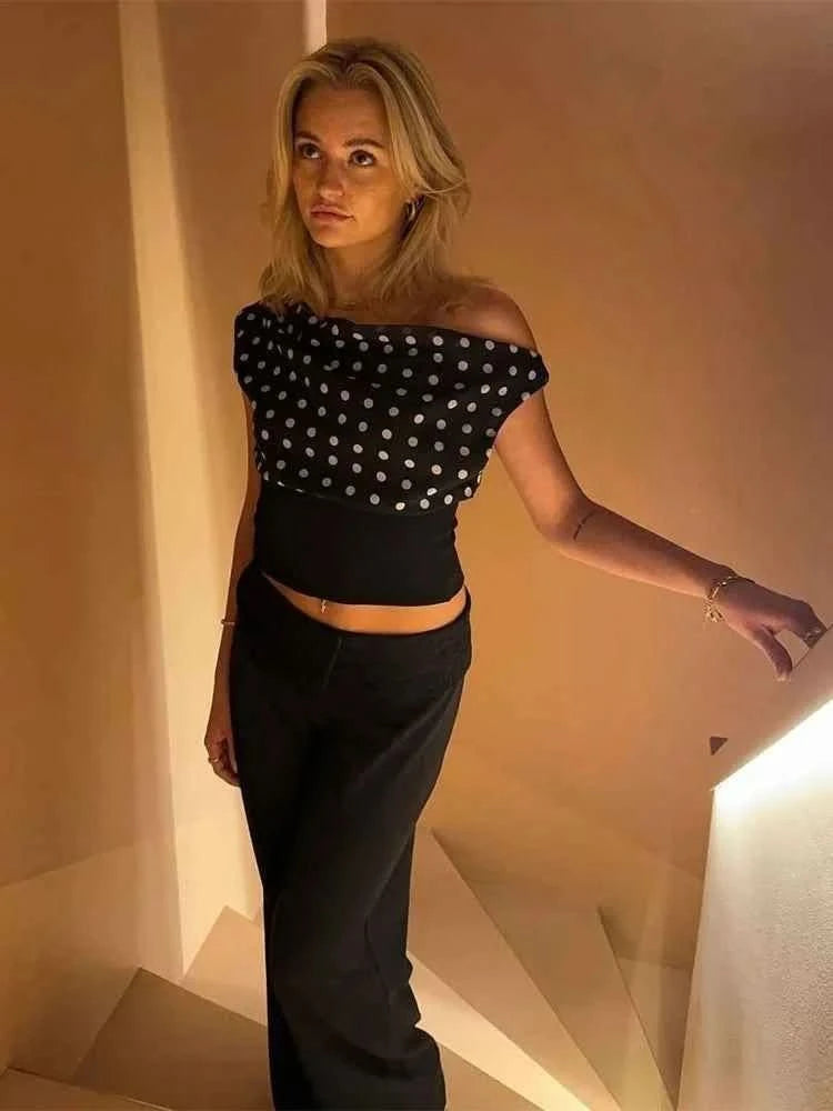 Print Crop Tank Top - JWANOFFIZIELL