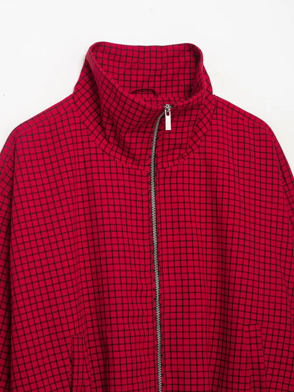 Cropped Bomberjacke Rot - JWANOFFIZIELL