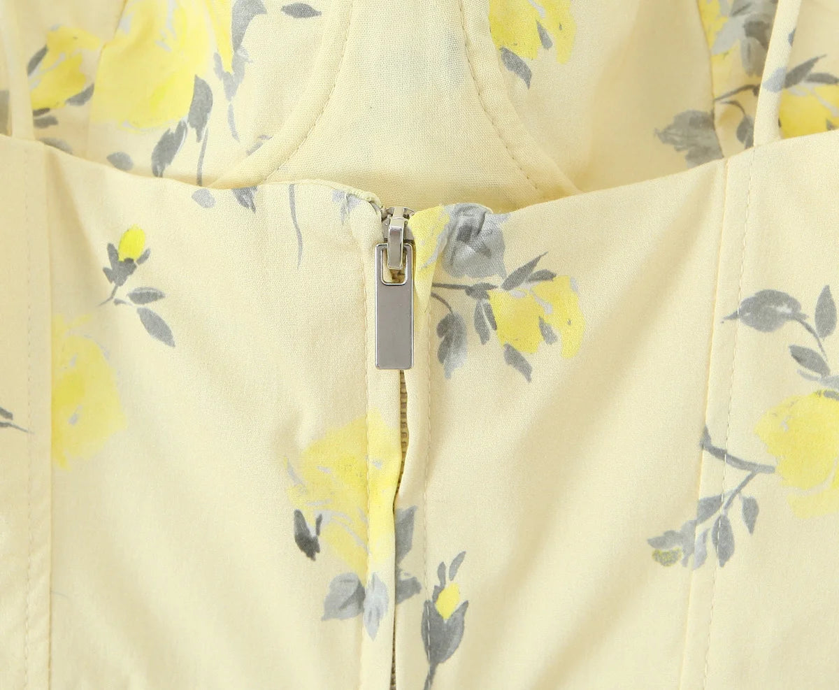 Korsett Cami-Top Blumenprint - JWANOFFIZIELL