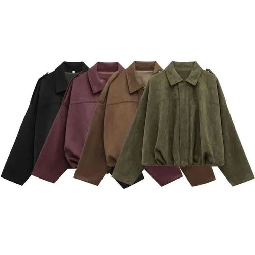 Bomber Jacke Wildleder - JWANOFFIZIELL