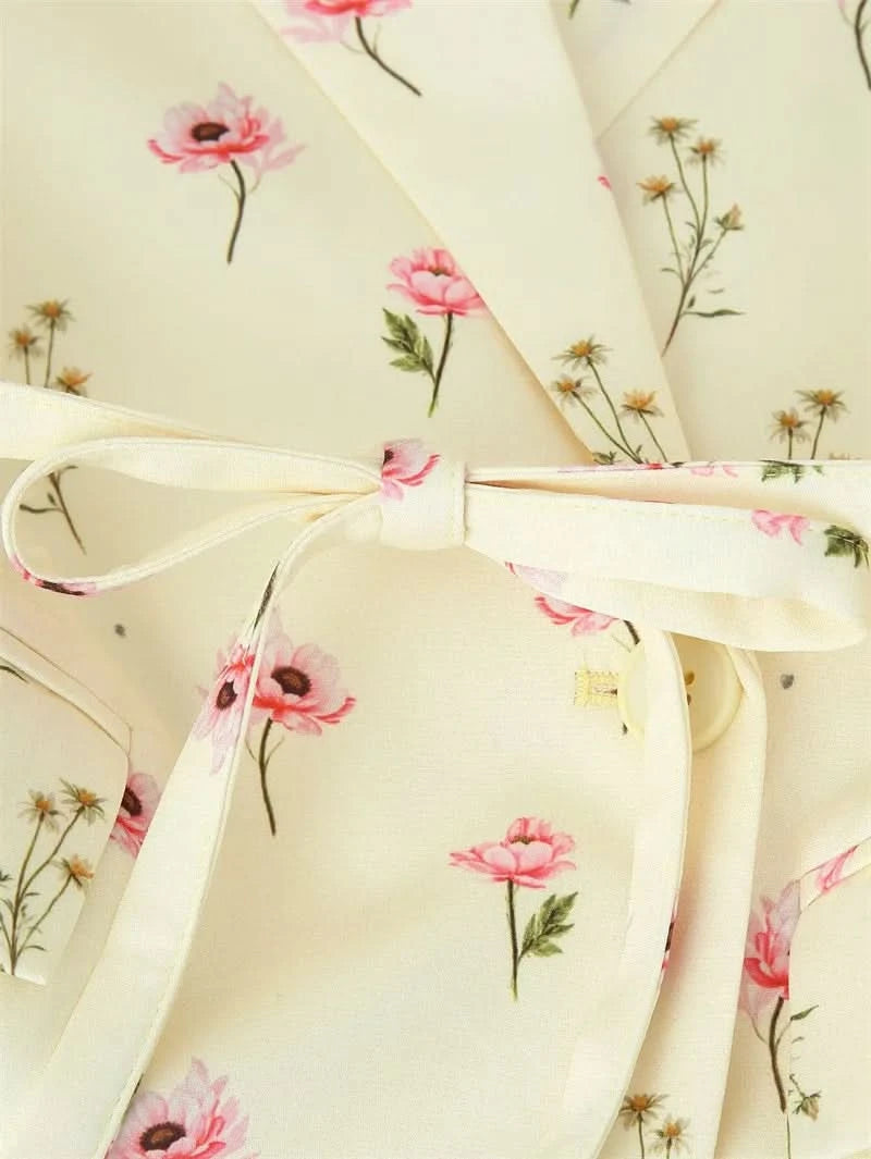 Print Schnür-Blazer