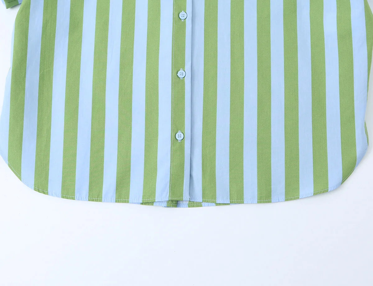 Streifen-Hemd & Shorts Set - JWANOFFIZIELL