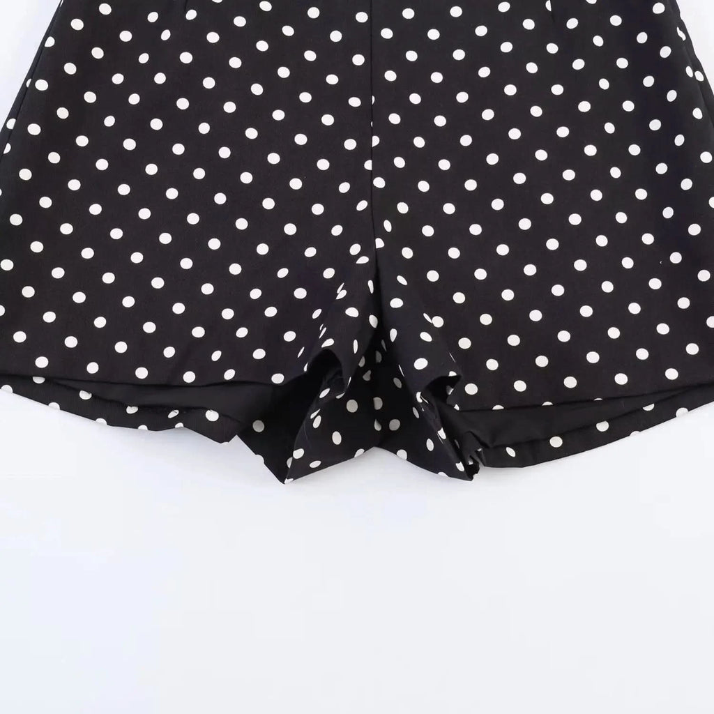 Punkte Halter Shorts-Set