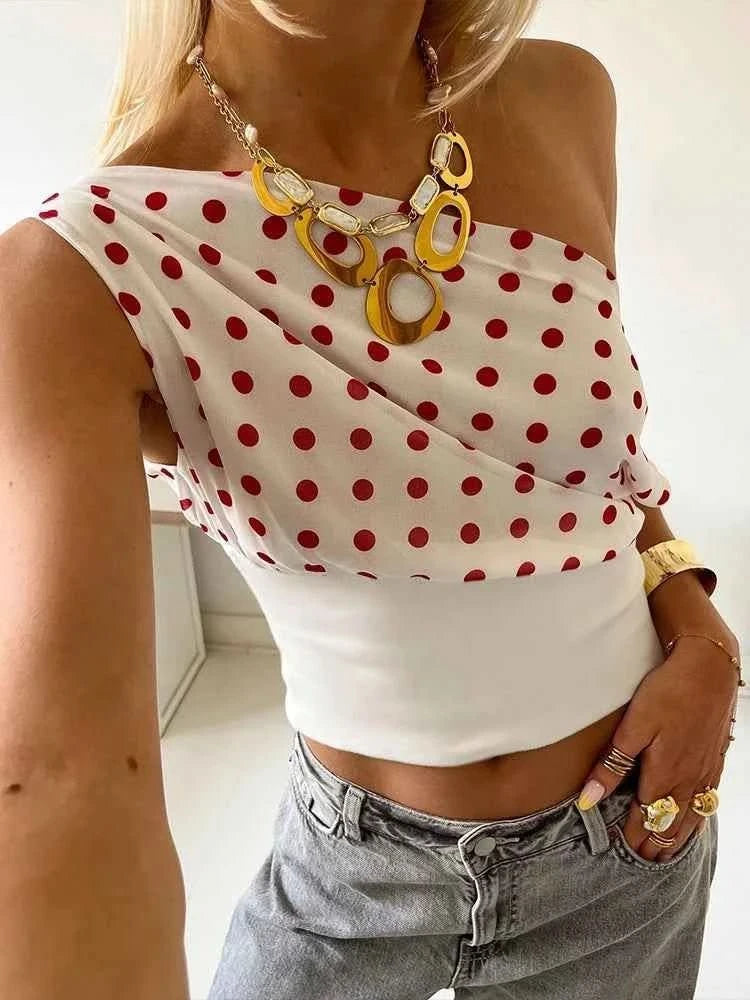 Print Crop Tank Top - JWANOFFIZIELL