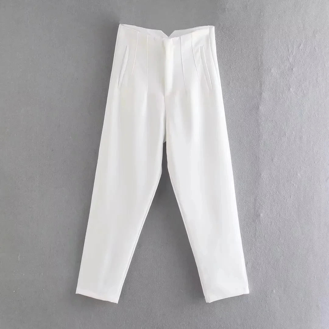 Elegante Bleistifthose Damen – High-Waist Slim-Fit Büro-Hose in vielen Farben