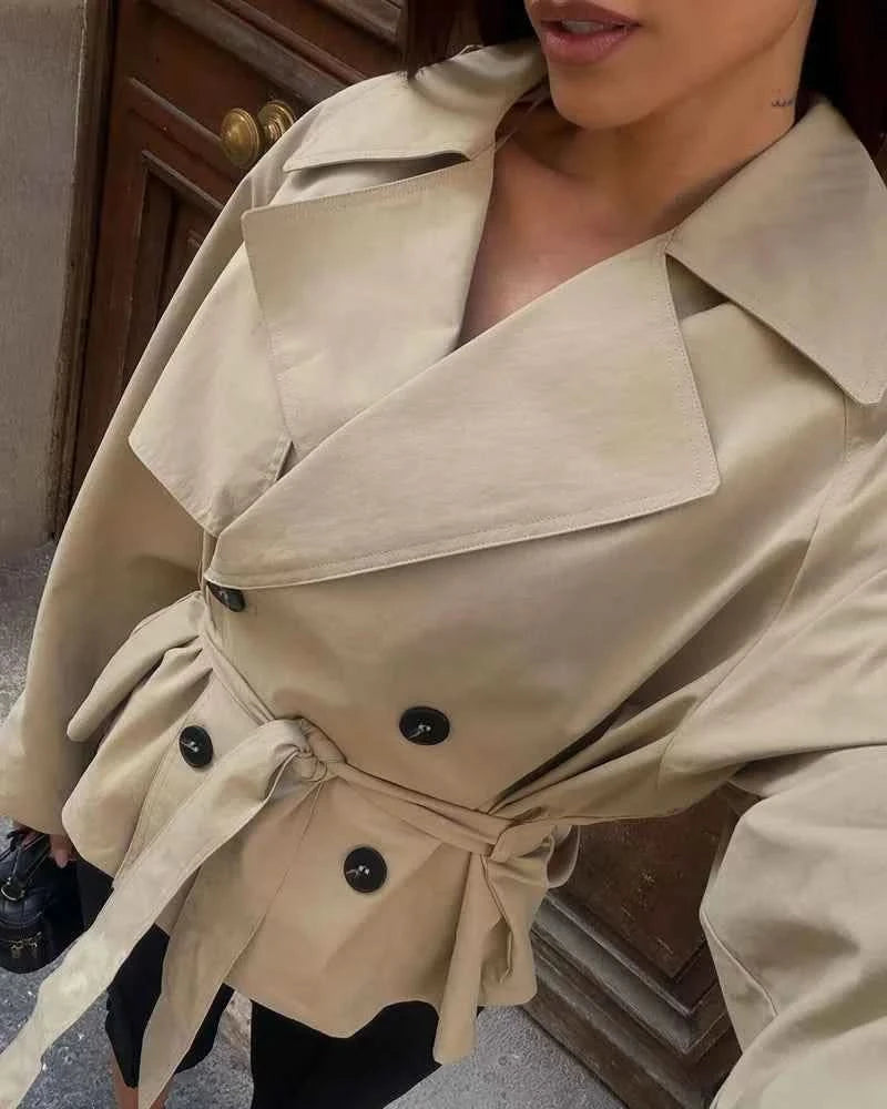 Kurzer Gürtel-Blazer