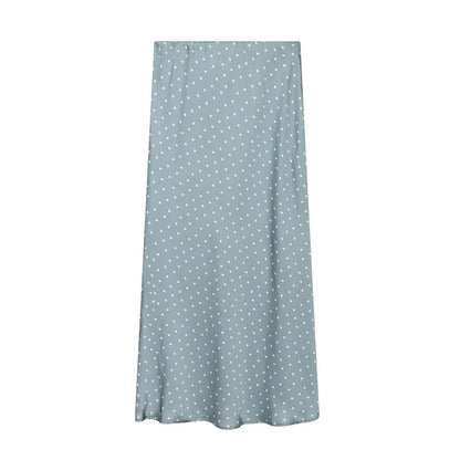 Satin Midi-Rock Damen – High-Waist Eleganter Sommerrock in vielen Farben