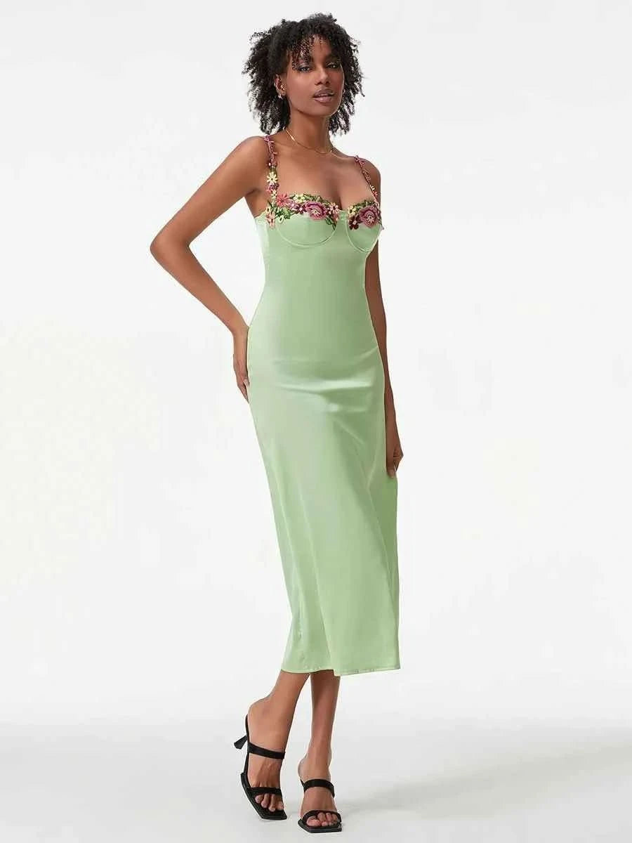Satin Bodycon Kleid - JWANOFFIZIELL