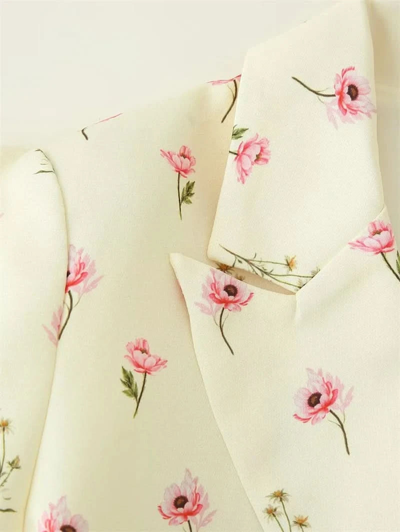 Print Schnür-Blazer