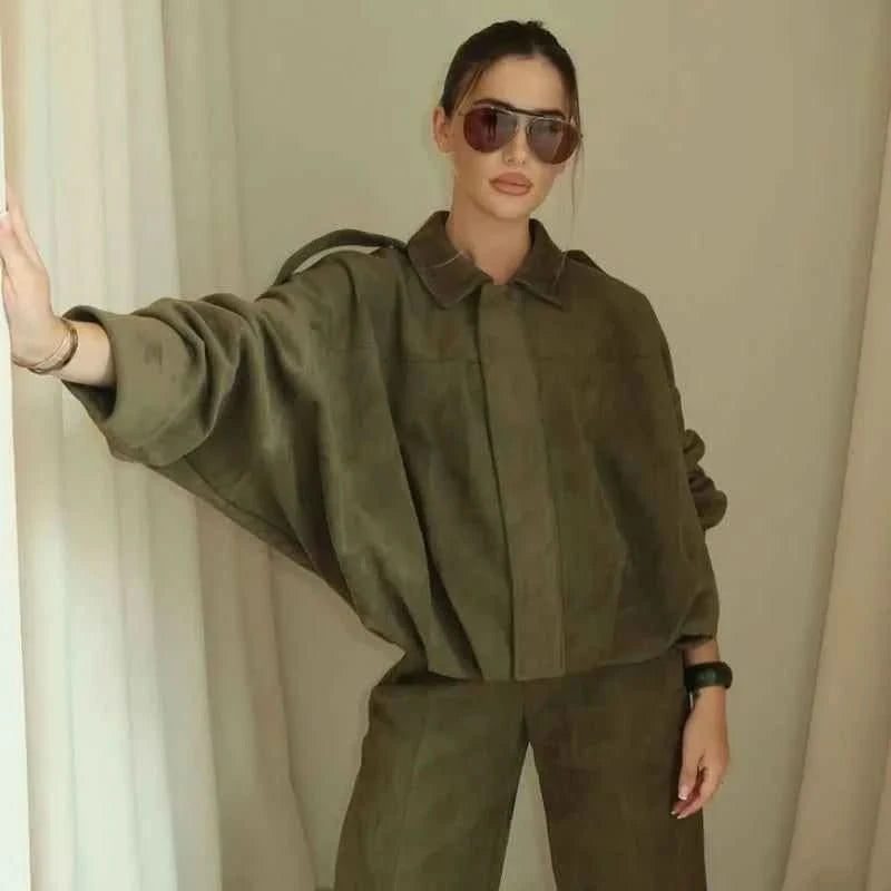 Bomber Jacke Wildleder - JWANOFFIZIELL