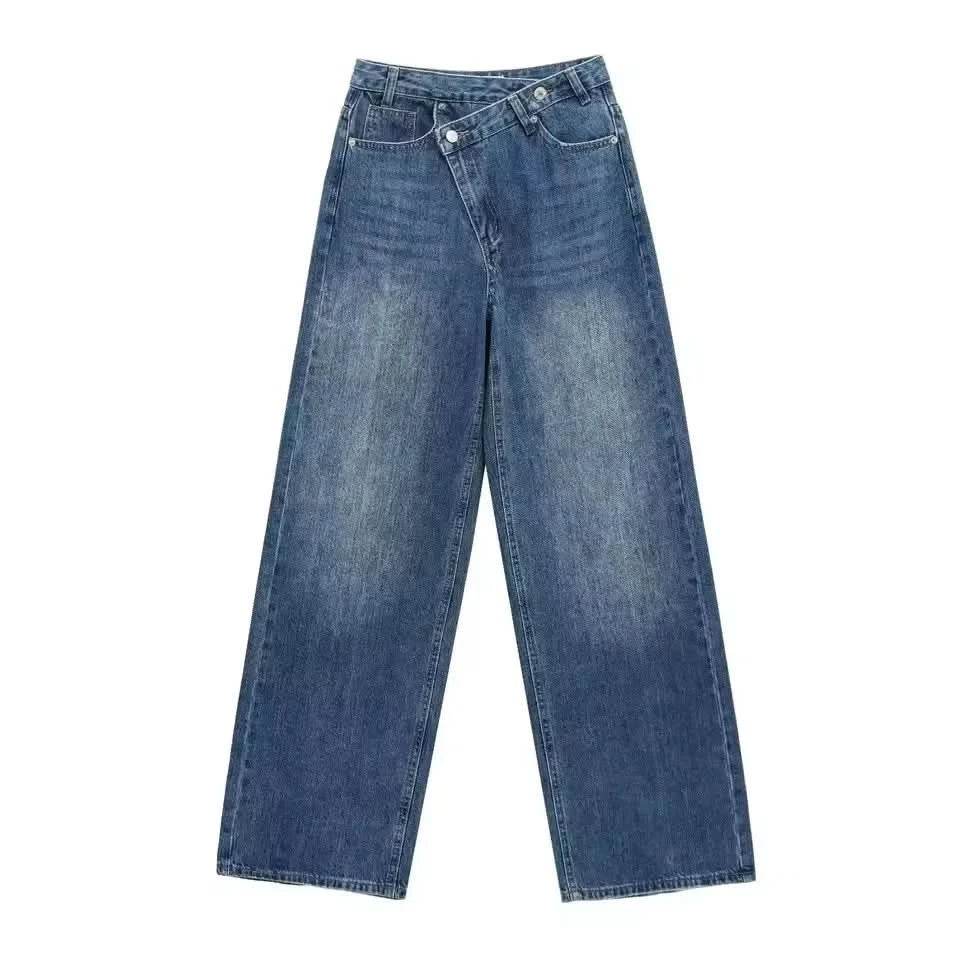 Weite Jeans in Dunkelblau - JWANOFFIZIELL