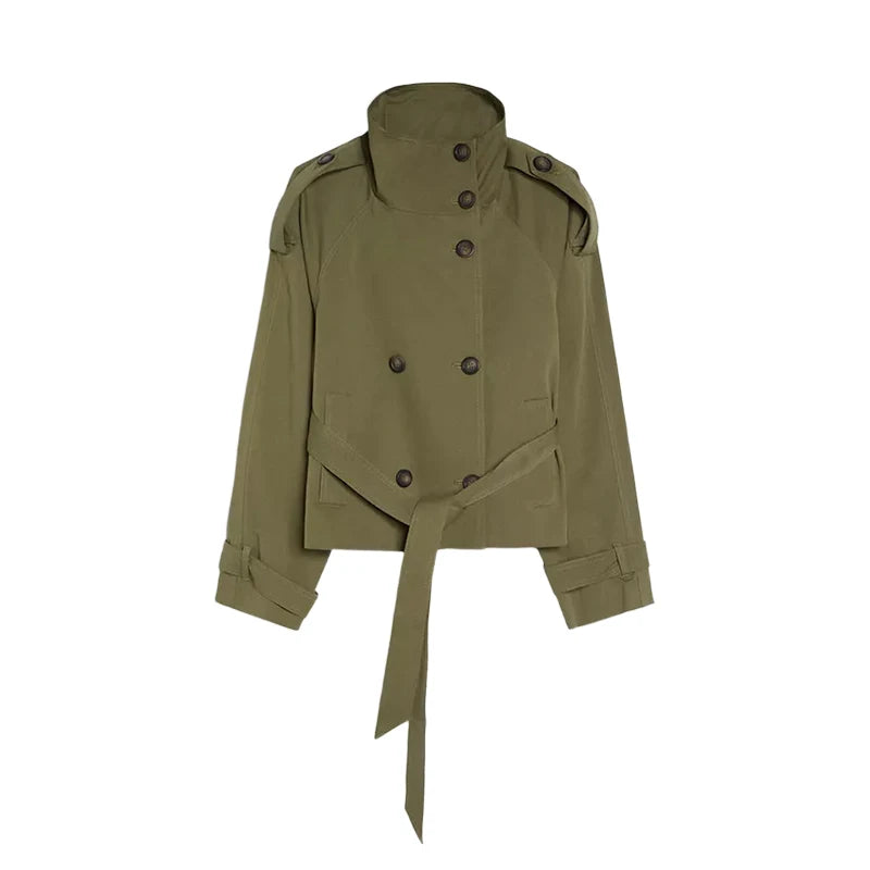 Trenchcoat Schnürung Elegant - JWANOFFIZIELL
