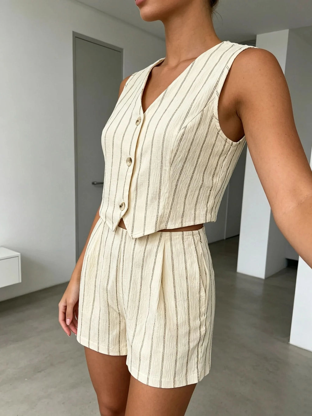 Strickweste Set